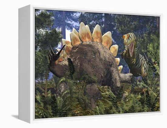 Jurassic Dinosaurs, Artwork-Walter Myers-Framed Premier Image Canvas