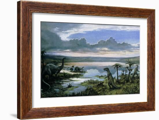 Jurassic Landscape-Ludek Pesek-Framed Photographic Print