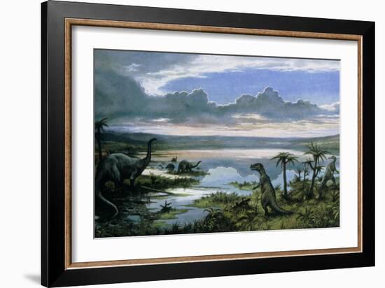 Jurassic Landscape-Ludek Pesek-Framed Photographic Print