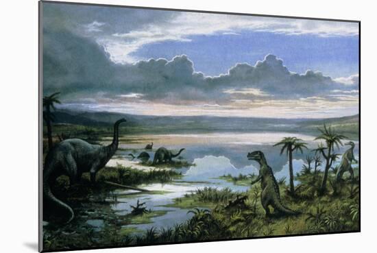 Jurassic Landscape-Ludek Pesek-Mounted Photographic Print