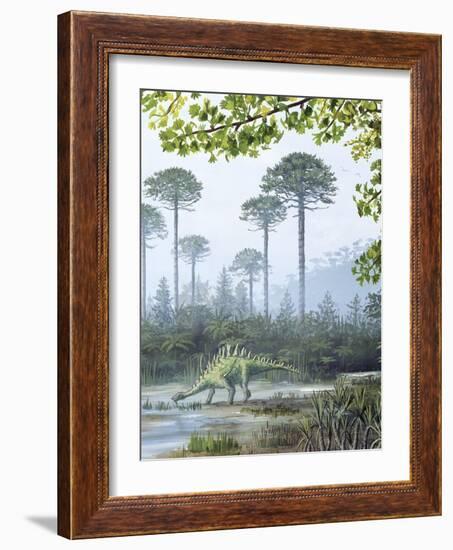 Jurassic Life, Artwork-Richard Bizley-Framed Photographic Print