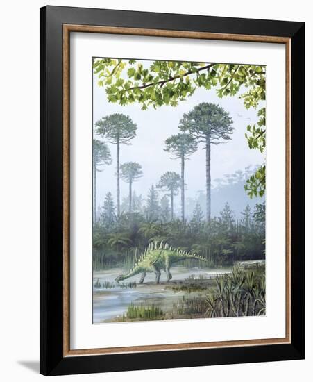 Jurassic Life, Artwork-Richard Bizley-Framed Photographic Print