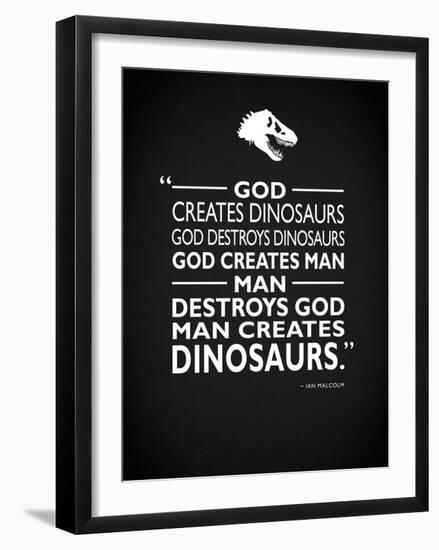 Jurassic Park - Creates-Mark Rogan-Framed Giclee Print