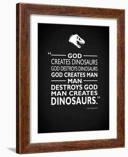 Jurassic Park - Creates-Mark Rogan-Framed Giclee Print