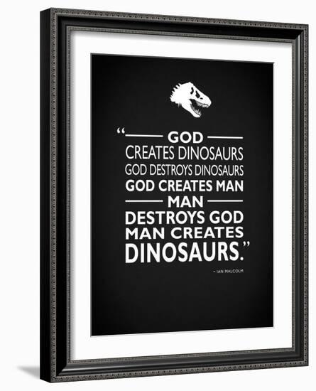 Jurassic Park - Creates-Mark Rogan-Framed Giclee Print