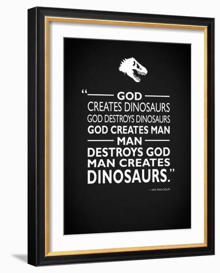 Jurassic Park - Creates-Mark Rogan-Framed Giclee Print