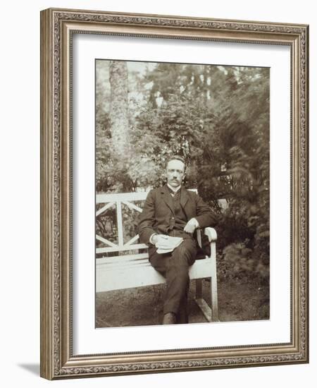 Jurgis Baltrusaitis, Lithuanian Poet, Early 20th Century-null-Framed Giclee Print