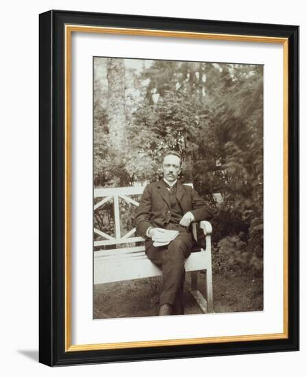 Jurgis Baltrusaitis, Lithuanian Poet, Early 20th Century-null-Framed Giclee Print