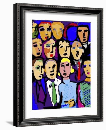 Jury Panel-Diana Ong-Framed Giclee Print