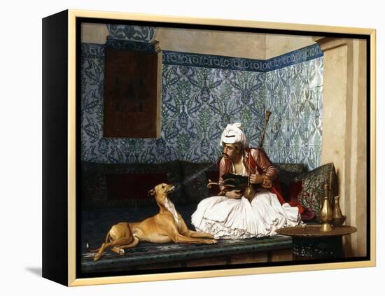 Just a Bit of Fun-Jean Leon Gerome-Framed Premier Image Canvas