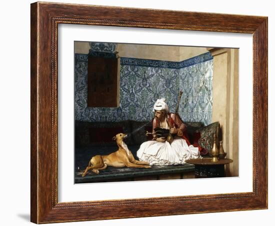 Just a Bit of Fun-Jean Leon Gerome-Framed Giclee Print