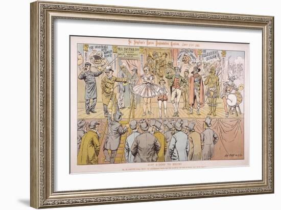 Just A'Goin to Begin!, 1887-Tom Merry-Framed Giclee Print