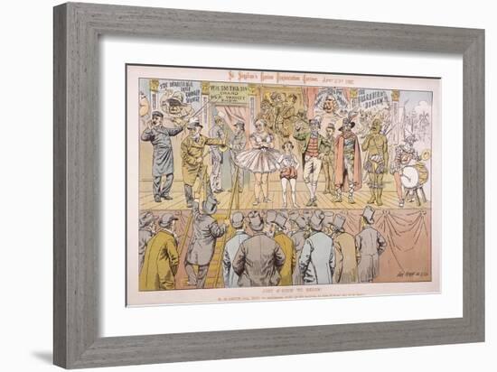 Just A'Goin to Begin!, 1887-Tom Merry-Framed Giclee Print