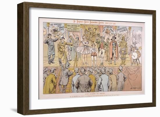 Just A'Goin to Begin!, 1887-Tom Merry-Framed Giclee Print