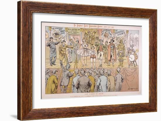 Just A'Goin to Begin!, 1887-Tom Merry-Framed Giclee Print