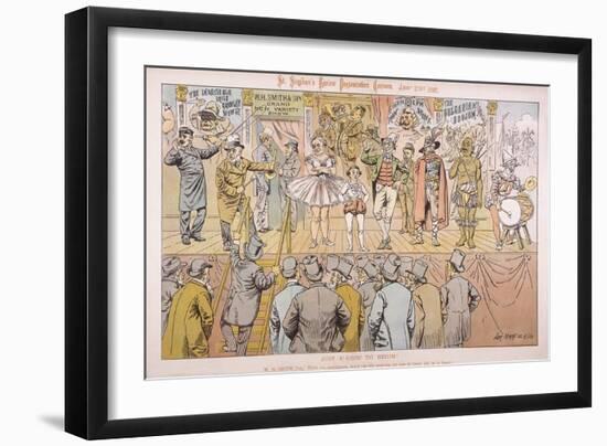Just A'Goin to Begin!, 1887-Tom Merry-Framed Giclee Print