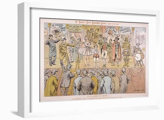 Just A'Goin to Begin!, 1887-Tom Merry-Framed Giclee Print