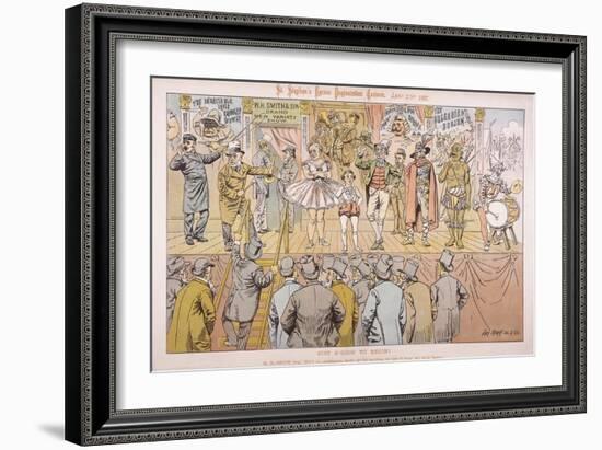 Just A'Goin to Begin!, 1887-Tom Merry-Framed Giclee Print