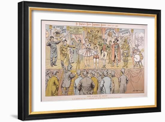 Just A'Goin to Begin!, 1887-Tom Merry-Framed Giclee Print