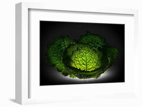 Just a green cabbage-Wieteke de Kogel-Framed Photographic Print