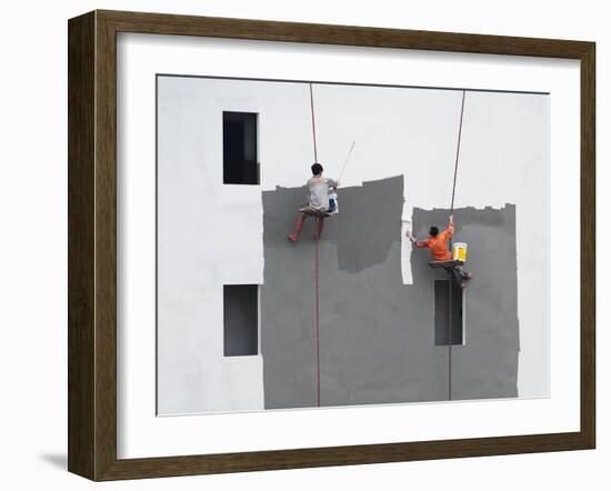 Just A Jump To The Left-Wayne Pearson-Framed Photographic Print