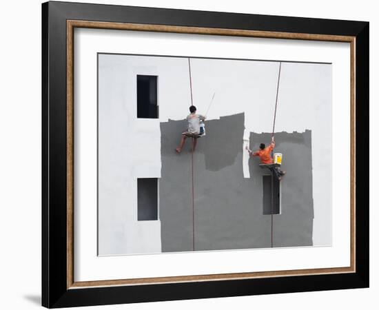 Just A Jump To The Left-Wayne Pearson-Framed Photographic Print