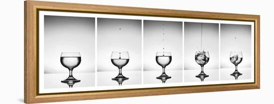 Just a Splash-Andreas Stridsberg-Framed Stretched Canvas