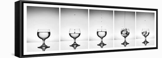 Just a Splash-Andreas Stridsberg-Framed Stretched Canvas