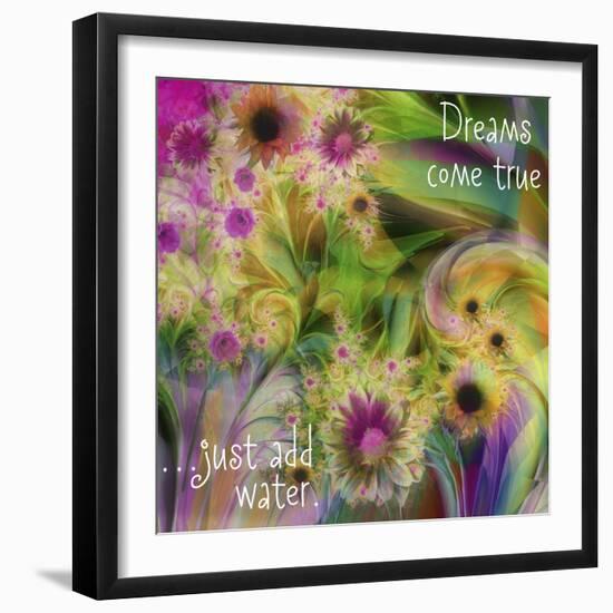 Just Add Water-Color Bakery-Framed Giclee Print