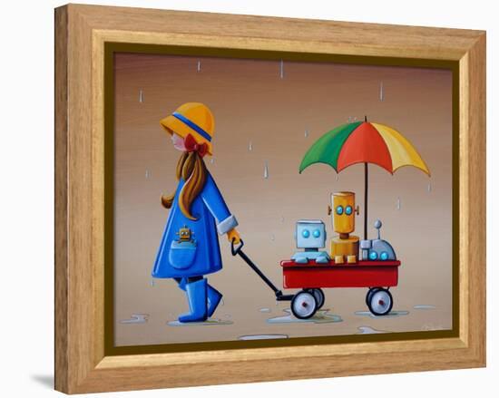 Just Another Rainy Day-Cindy Thornton-Framed Stretched Canvas