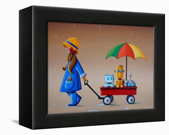 Just Another Rainy Day-Cindy Thornton-Framed Stretched Canvas