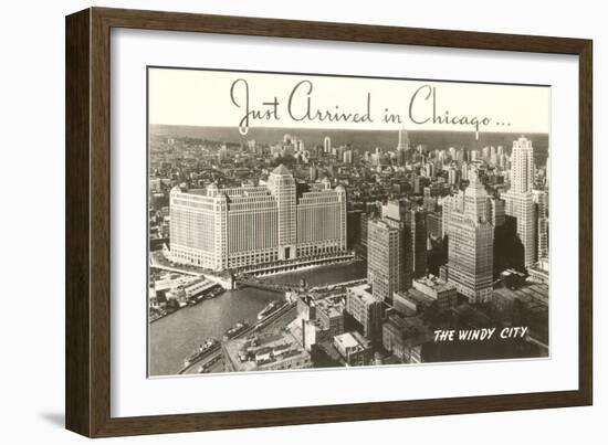Just Arrived, Downtown Chicago, Illinois-null-Framed Art Print