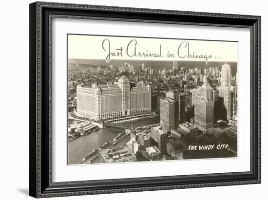 Just Arrived, Downtown Chicago, Illinois-null-Framed Art Print