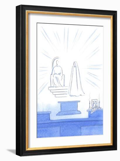 Just As, for an Earthly Party, We Have Guests, Music and Light, So Heavenly Guests Attend the 'Part-Elizabeth Wang-Framed Giclee Print