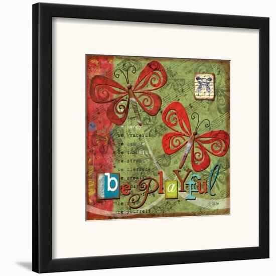 Just Be Playful-Victoria Hutto-Framed Art Print