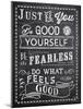 Just Be You II-Pela Studio-Mounted Art Print