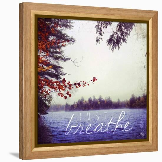 Just Breathe-Kimberly Glover-Framed Premier Image Canvas