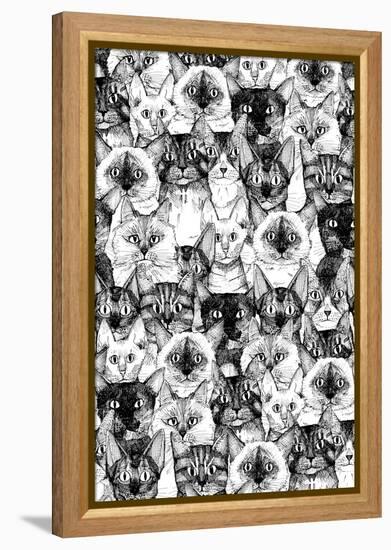 Just Cats-Sharon Turner-Framed Stretched Canvas