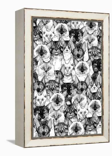 Just Cats-Sharon Turner-Framed Stretched Canvas