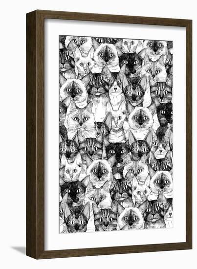 Just Cats-Sharon Turner-Framed Art Print