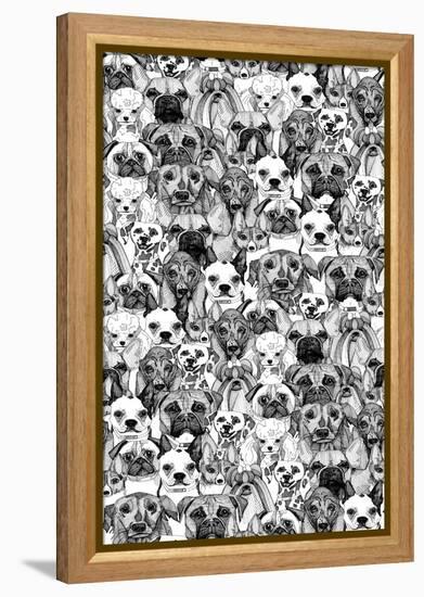 Just Dogs-Sharon Turner-Framed Stretched Canvas