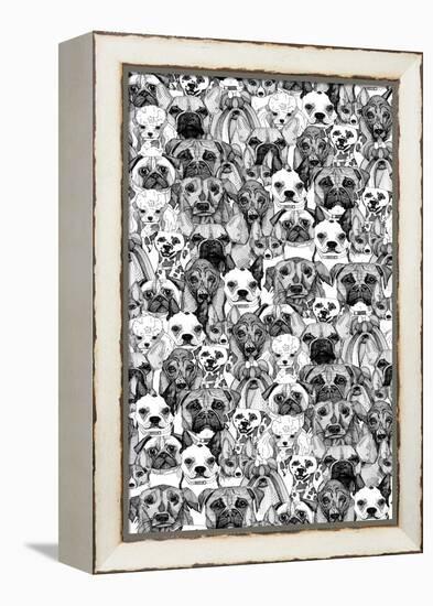 Just Dogs-Sharon Turner-Framed Stretched Canvas