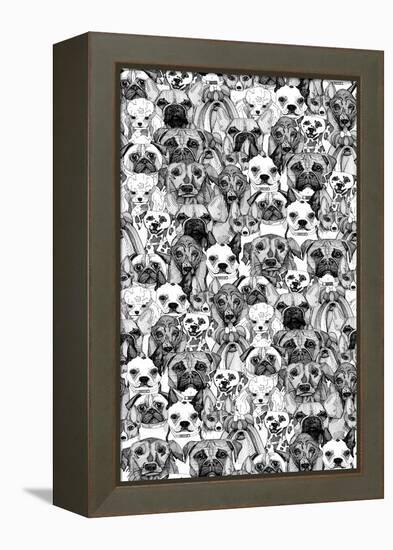 Just Dogs-Sharon Turner-Framed Stretched Canvas