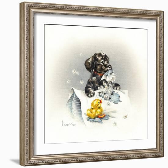 Just Ducky-Peggy Harris-Framed Giclee Print