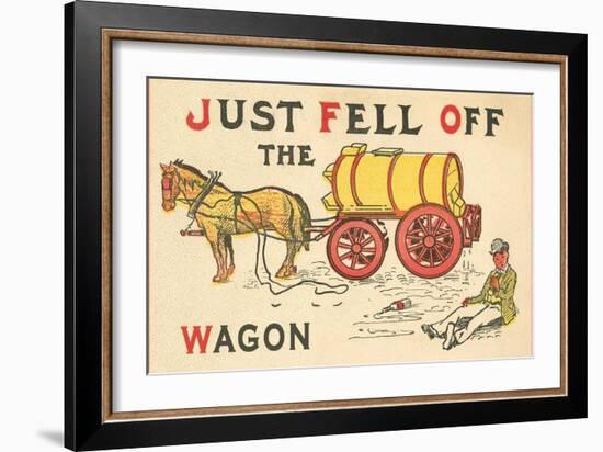 Just Fell Off the Wagon-null-Framed Art Print