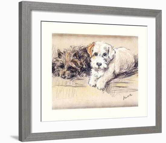 Just Good Friends-Mac-Framed Premium Giclee Print