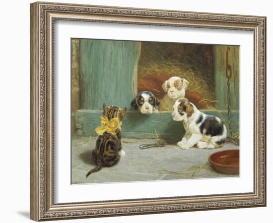 Just Good Friends-John Dollman-Framed Giclee Print