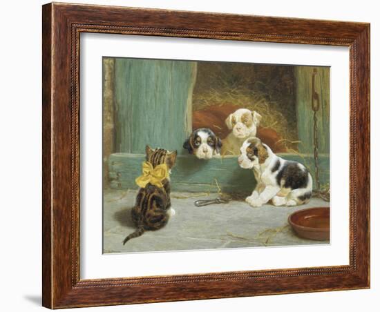 Just Good Friends-John Dollman-Framed Giclee Print