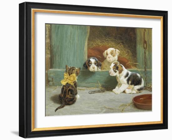 Just Good Friends-John Dollman-Framed Giclee Print