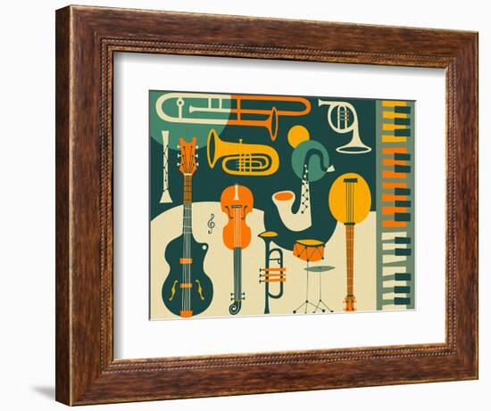 Just Jazz-Jazzberry Blue-Framed Premium Giclee Print